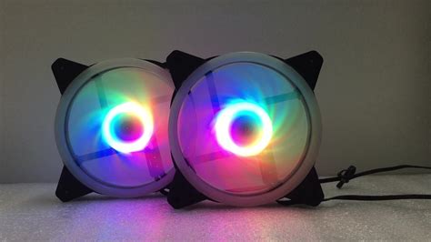 Computer Case Fan 15led 33led Rgb Rainbow Ring - Buy Case Cooling Fan ...