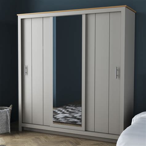 Lexington 3 Door Sliding Wardrobe with Mirror