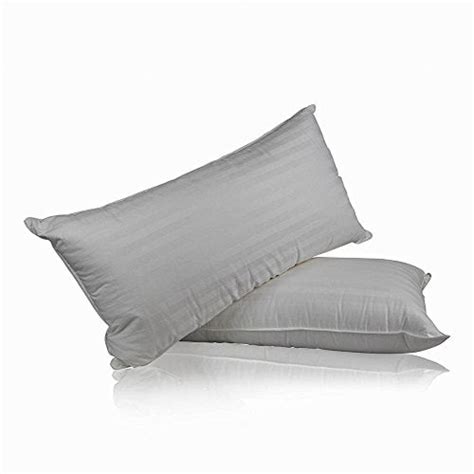 Set of 2- Superior 100% Hungarian Goose Down 700 Fill Power White Goose Down Pillow. King Size ...