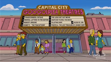 Movies now showing from latest Simpsons Episode : r/TheSimpsons