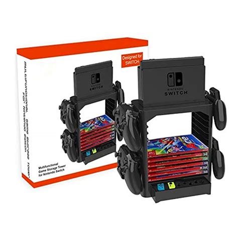 Amazon.com: ForBEST Nintendo Switch Multi-Function Storage Bracket ...