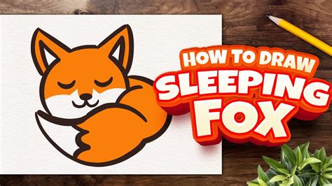 Sleeping Fox Drawing