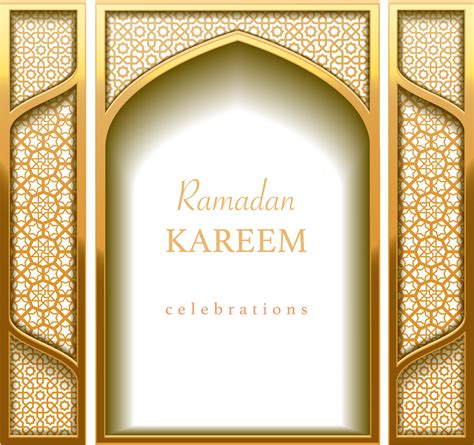 Download Happy Ramadan - Vector Frame Islam Png PNG Image with No Background - PNGkey.com