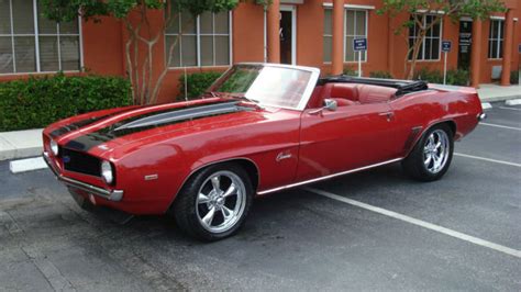 Gorgeous Red /Red 1969 Camaro Convertible