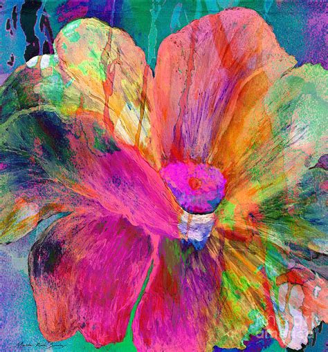 Abstract Floral Painting 007 Painting by Mas Art Studio - Fine Art America