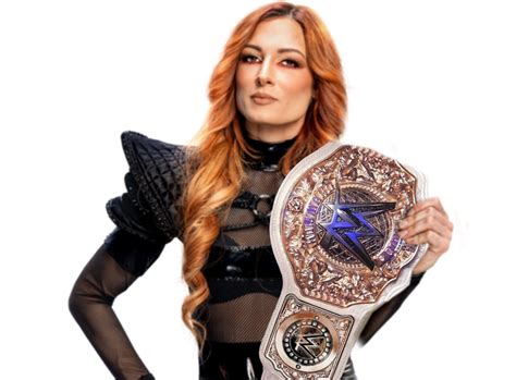 Becky Lynch WWE Women's World Champion Png 2024 by maryxavier on DeviantArt