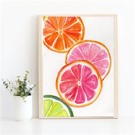 Citrus Art - Etsy