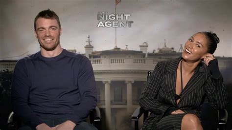 The Night Agent Stars Gabriel Basso & Luciane Buchanan Talk Netflix ...