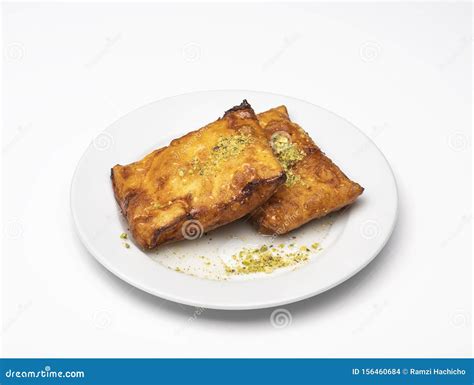 Arabian Desserts of Kullaj Served during Ramadan Stock Photo - Image of fried, middle: 156460684