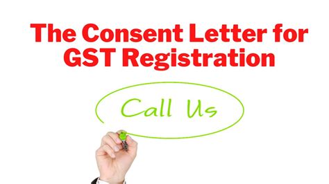 The Consent Letter for GST Registration in Word, Excel & PDF