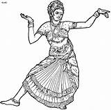 Image From Http//www4to40com/images/coloring Book/bharatanatyam  sketch template