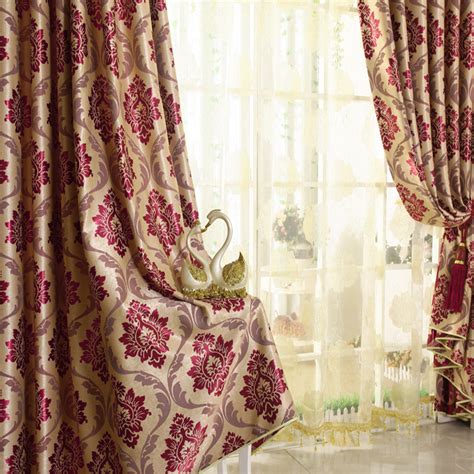 Burgundy Curtains for Living Room | Roy Home Design