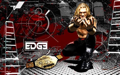 WWE Edge "World Heavyweight Champion" Wallpaper ~ Unleashed WWE:WWE ...