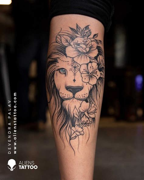 Tattoo Ideas For Leo: The Lions Of The Zodiac Chart | Aliens Tattoo - Blog