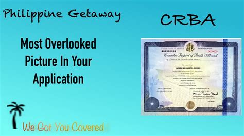 CRBA Certificate Report Birth Abroad -The Most Missing Forgotten Photo - YouTube