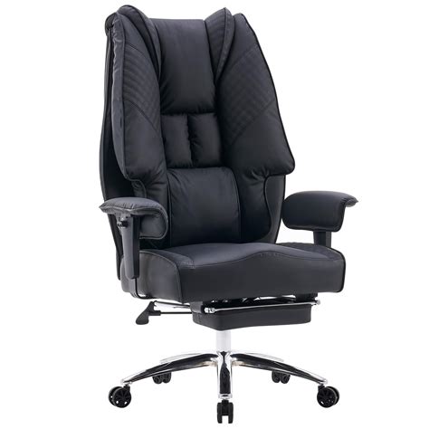 Excebet Desk Office Chair,Big and Tall Office Chair, PU Leather Computer Chair,Managerial ...