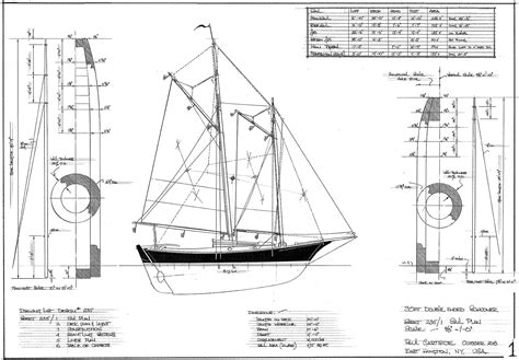 Gartside Boats | 30ft Double ended Schooner, Design#235