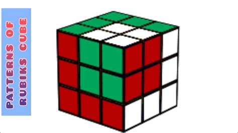 PATTERNS USING RUBIKS CUBE - YouTube