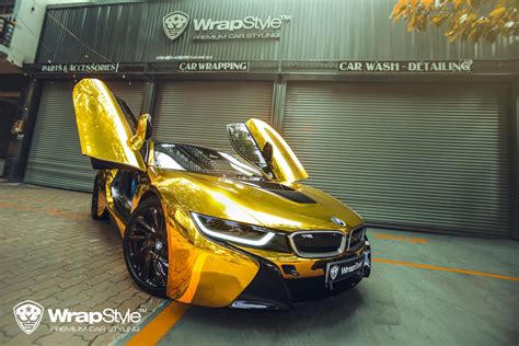 BMW i8 - Gold chrome | Wrapstyle