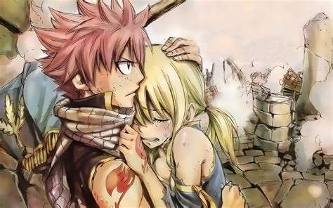 Natsu and Lucy Wallpaper - WallpaperSafari