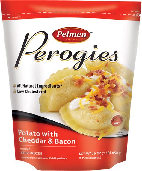 Potato with Cheddar Cheese & Bacon Perogies – Pelmen Foods USA