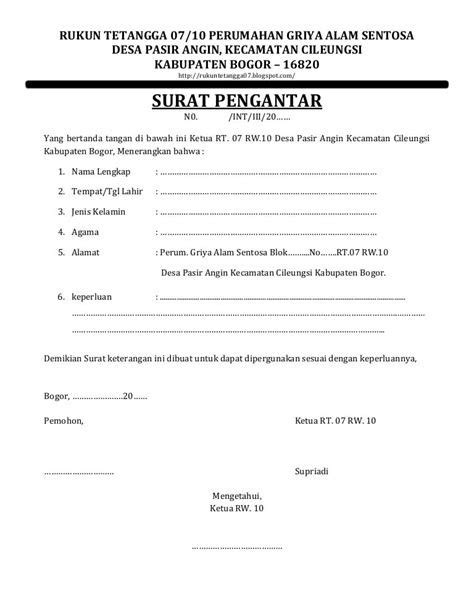 48+ Kop Surat Rt | Kop surat, Tulisan, Surat