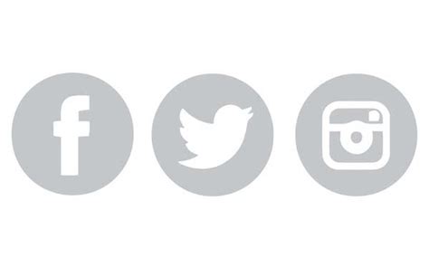 Facebook Twitter Instagram Icon #237100 - Free Icons Library