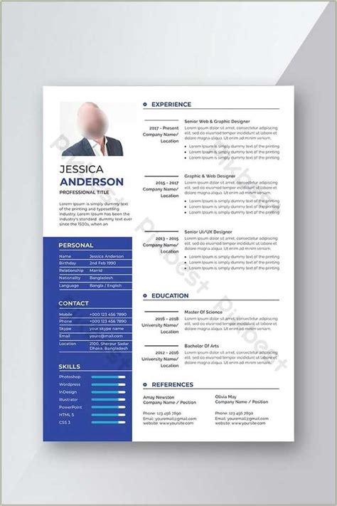 Free Words Document Resume Templates Download - Resume Example Gallery