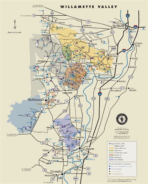 Oregon Wine Country Map Pdf | secretmuseum