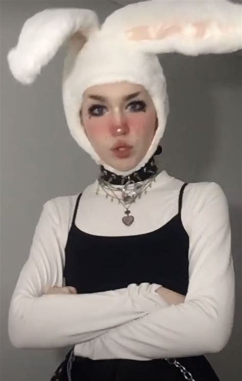 bunny hat 😈 | Bunny hat, Goth aesthetic, Alternative makeup