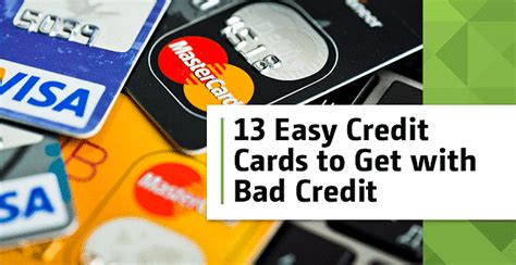 Easy Credit Cards to Get with Bad Credit in 2024 - BadCredit.org