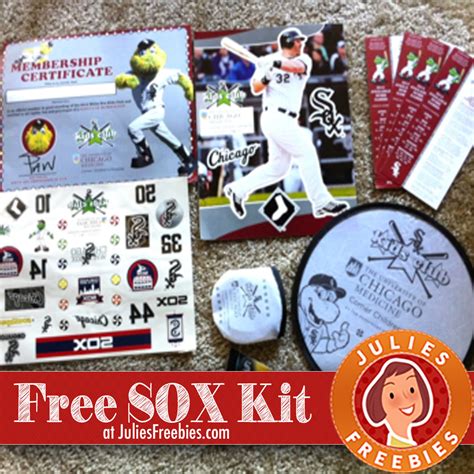 Free Chicago White Sox Kids Club Kit - Julie's Freebies