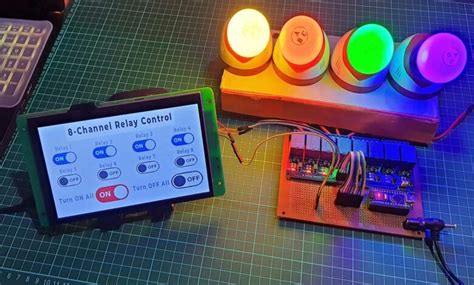 Relay Control with Arduino & DWIN Display - IoT Projects Ideas