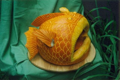 Fish pumpkin carving Pumpkin Carving Contest, Pumkin Carving, Pumpkin ...