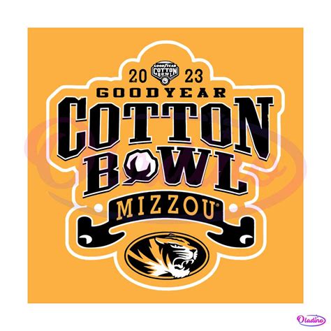 Cotton Bowl 2023 Mizzou Football SVG