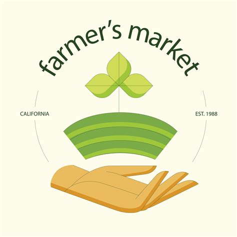 hand drawn flat design farmers market logo template vector 6838939 Vector Art at Vecteezy