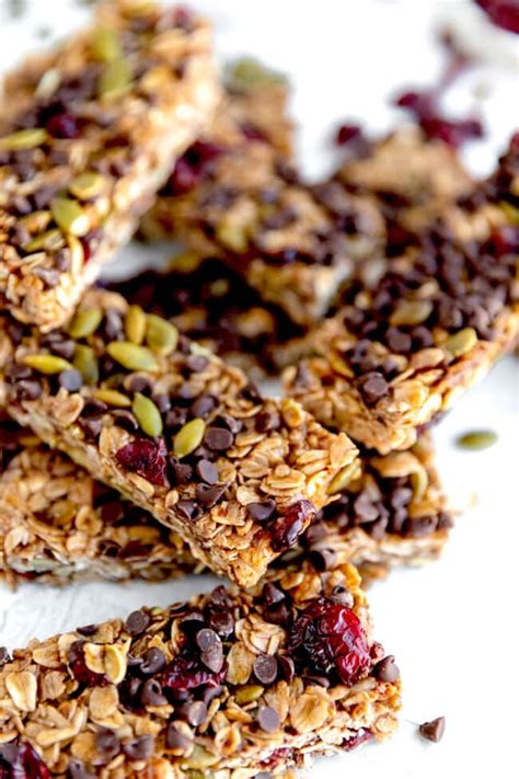 Nut Free Granola Bars {No-Bake} - Two Peas & Their Pod