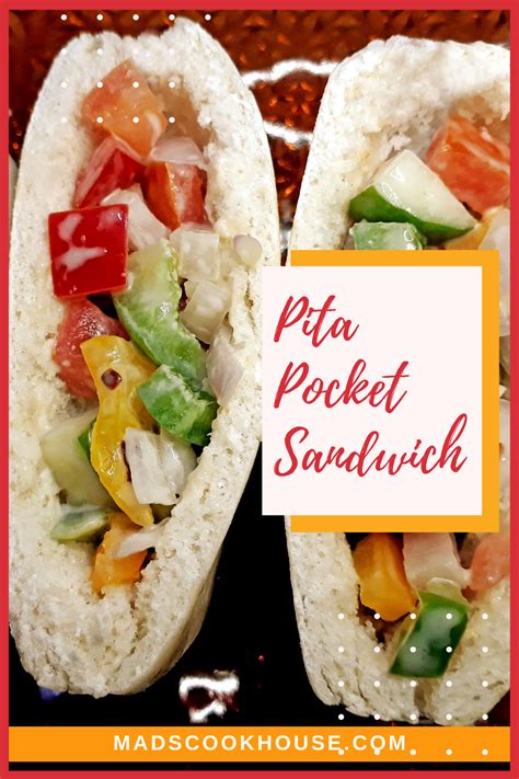 Pita Pocket Sandwiches Recipe - Mads' Cookhouse