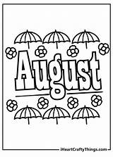 August Coloring Pages For Pre K sketch template