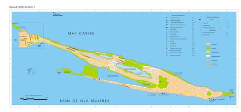 Map of Isla Mujeres - Full size