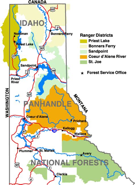 Idaho Panhandle National Forests - About the Forest in 2021 | National forest, Priest river ...