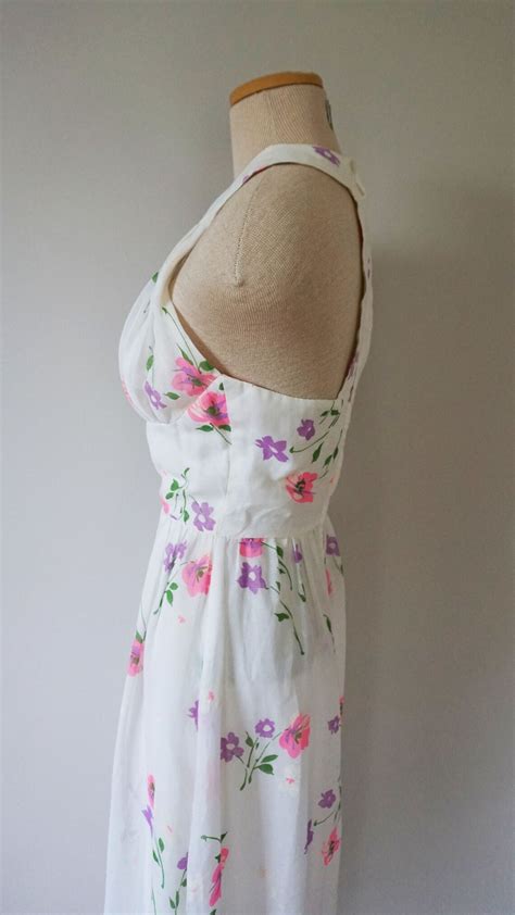 VINTAGE Spring Flower 70s Dress - Etsy