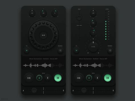 DJ Controller - Mobile App | Mobile app, App, Mobile app design