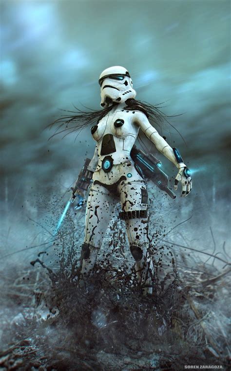 7 Pics Female Stormtrooper Fan Art And Description - Alqu Blog