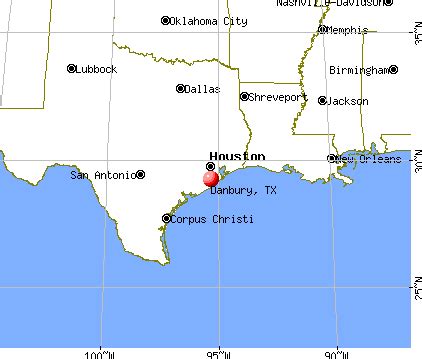 Danbury, Texas (TX 77534) profile: population, maps, real estate, averages, homes, statistics ...