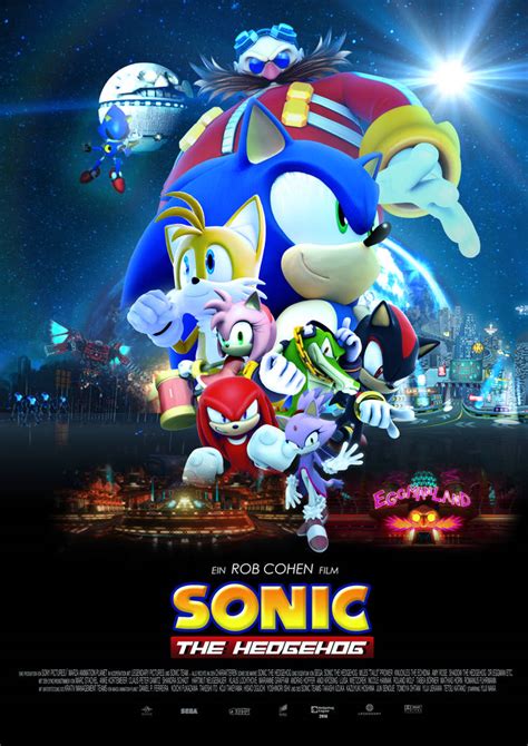 Sonic the Hedgehog Movie - Poster by RealSonicSpeed on DeviantArt