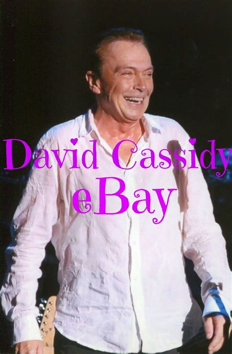 14 Amazing DAVID CASSIDY Concert Photos! Brand New! Super Close!! • $12.99 | David cassidy ...