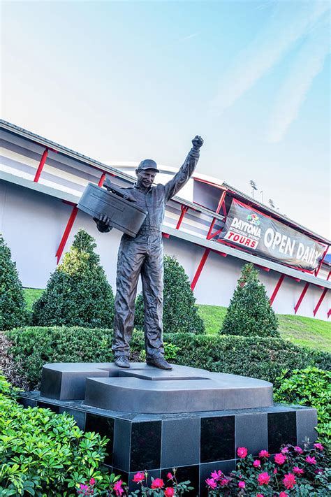 Dale Earnhardt Memorial At Daytona International Speedway Photograph by ...