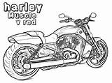 Coloriage Harley Davidson à imprimer sketch template