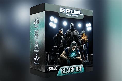 G Fuel and Tom Clancy's Rainbow Six Siege Black Ice flavor